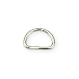 Полукольцо НИКЕЛЬ 20х15х3 мм типE